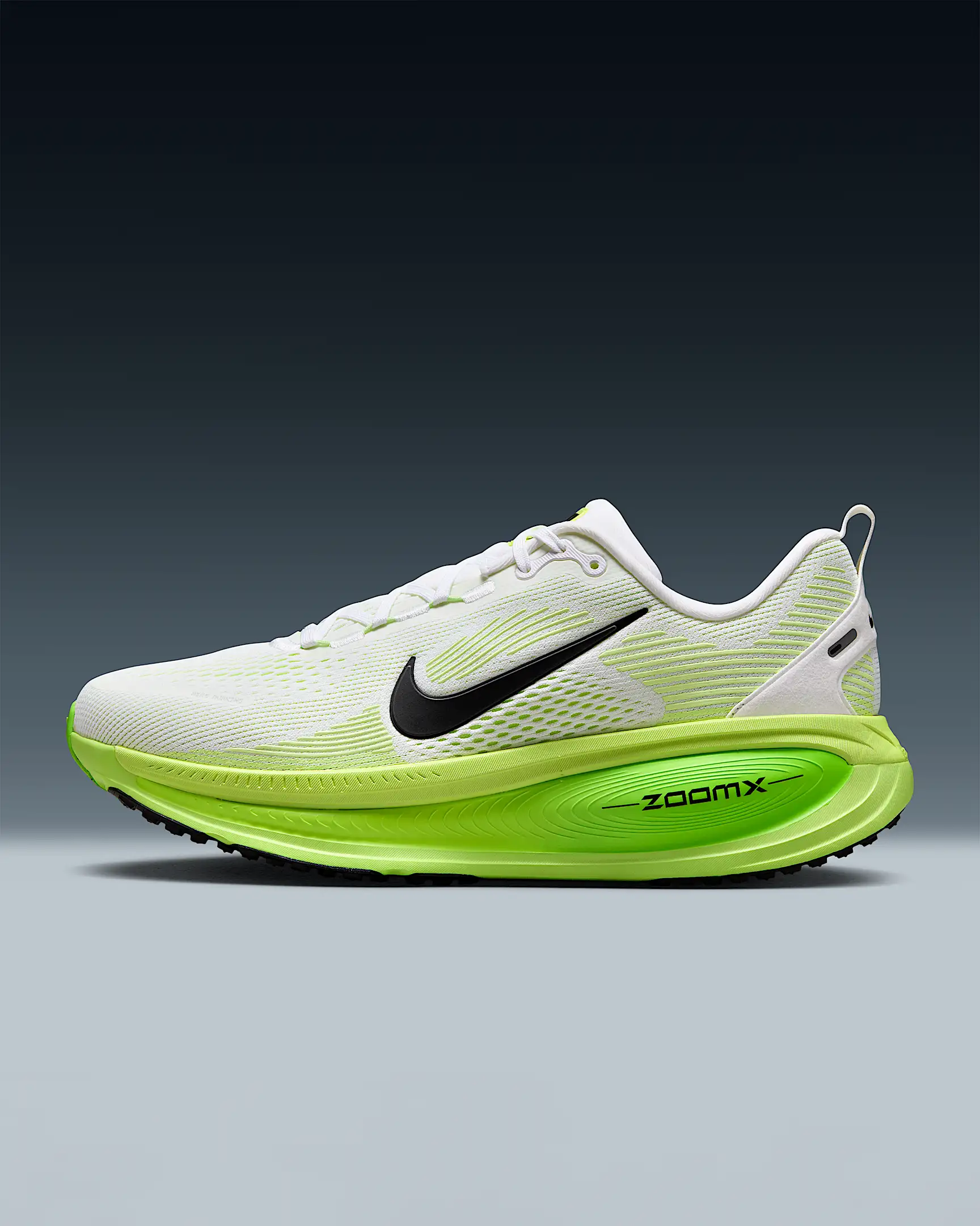 ◆Nike◆ Bomero 18 W White Electric Green Volt Black HM68041 Nike Vomero 18 - White/Black/Electric Green/Volt - Mens Shoes |