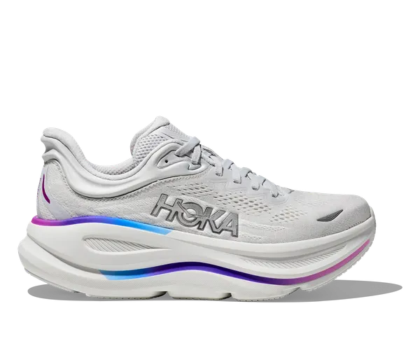 HOKA W BONDI 9 D COSMIC GREY/WHITE